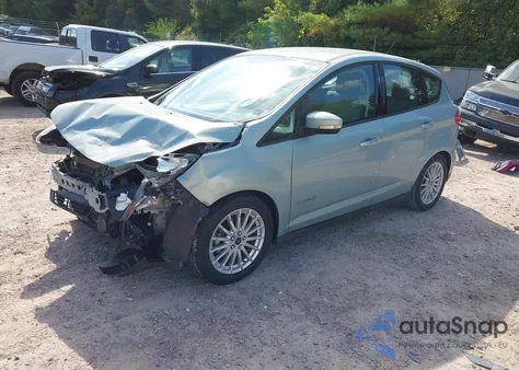 2014 Ford C-Max Hybrid Se from USA, damaged, VIN 1FADP5AU2EL519722